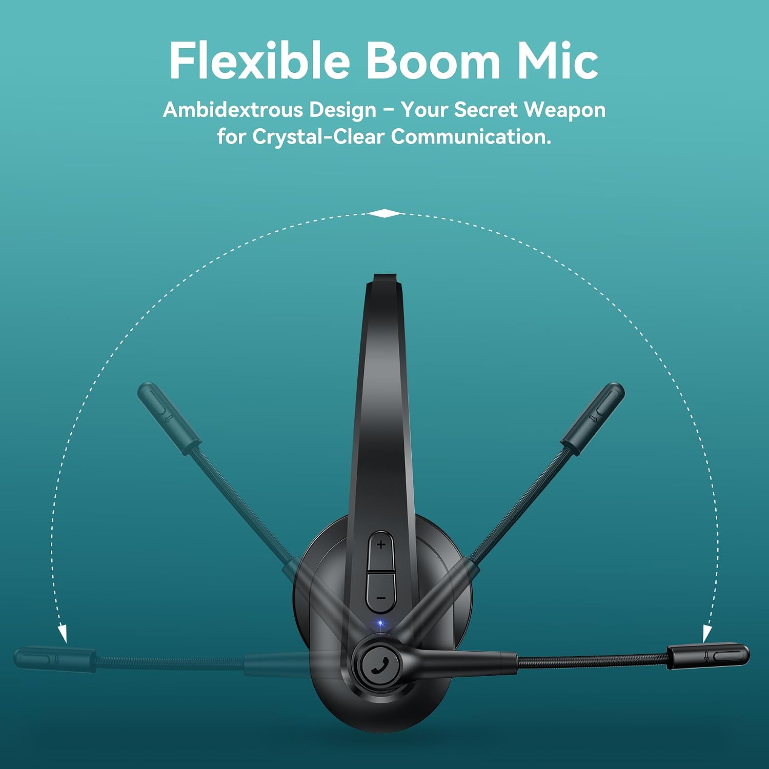 Thumbnail 4 de Sarevile Bluetooth Headset V5.2 with USB Dongle
