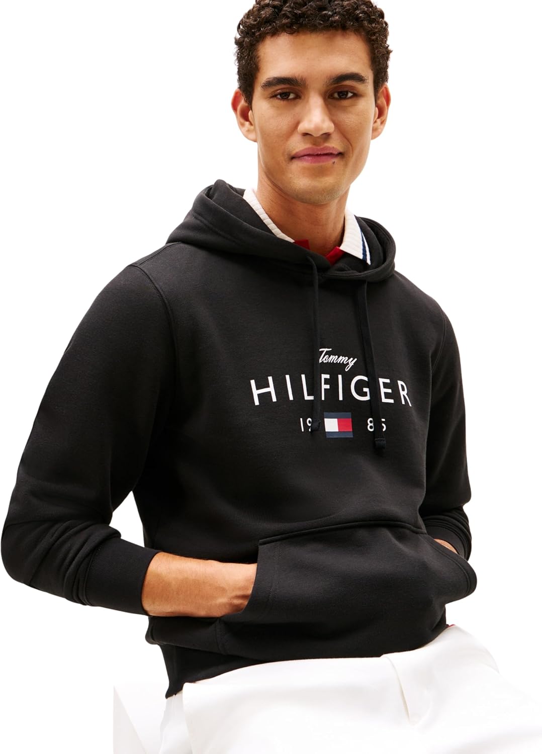 Thumbnail 2 de Tommy Hilfiger Brand Love Big Hilfiger Hoodie Felpa con Cappuccio