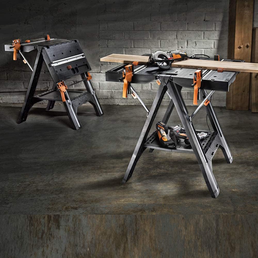 Thumbnail 1 de WORX PEGASUS WX051: mobiles, klappbares Arbeitstisch-System mit 450 kg Tragfähigkeit