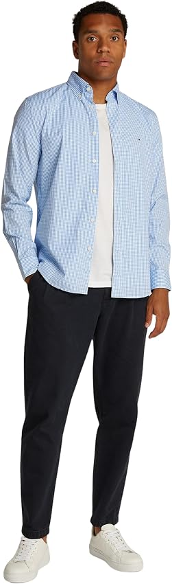 Thumbnail 5 de Tommy Hilfiger Camisa Flex Poplin Gingham XS camisa 100% algodón