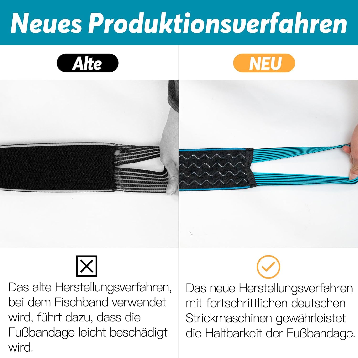 Thumbnail 2 de INDEEMAX Sprunggelenkbandage für Männer & Damen – einstellbares Knöchelbandage Linke oder Rechte Ausführung, Single Blau