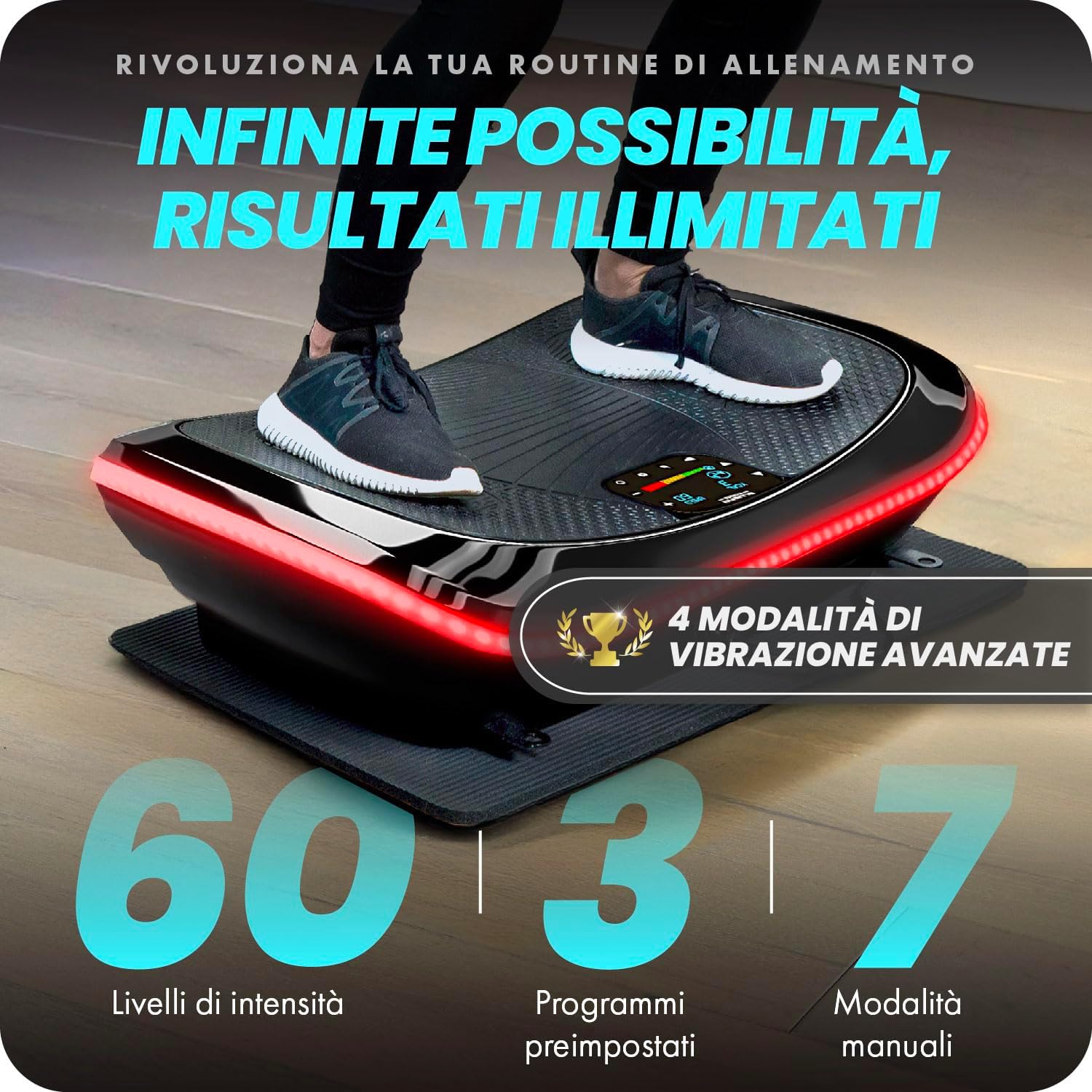 Detalle 2 de Bluefin Fitness Pedana Vibrante 4D