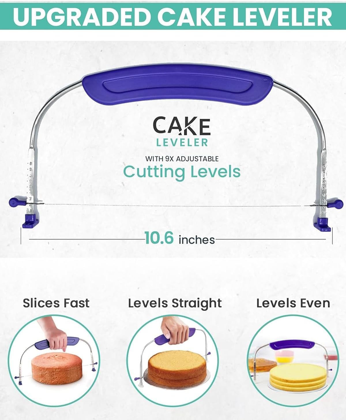 Detalle de RFAQK 90PCS Cake Decorating Kit with Leveler — All-in-One Gift Set for Beginners to Pros