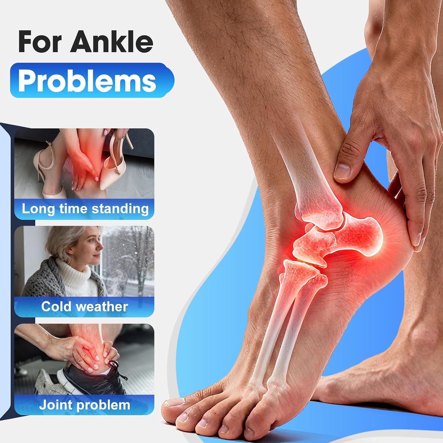 Thumbnail 1 de Cordless ankle massager with 3000mAh battery