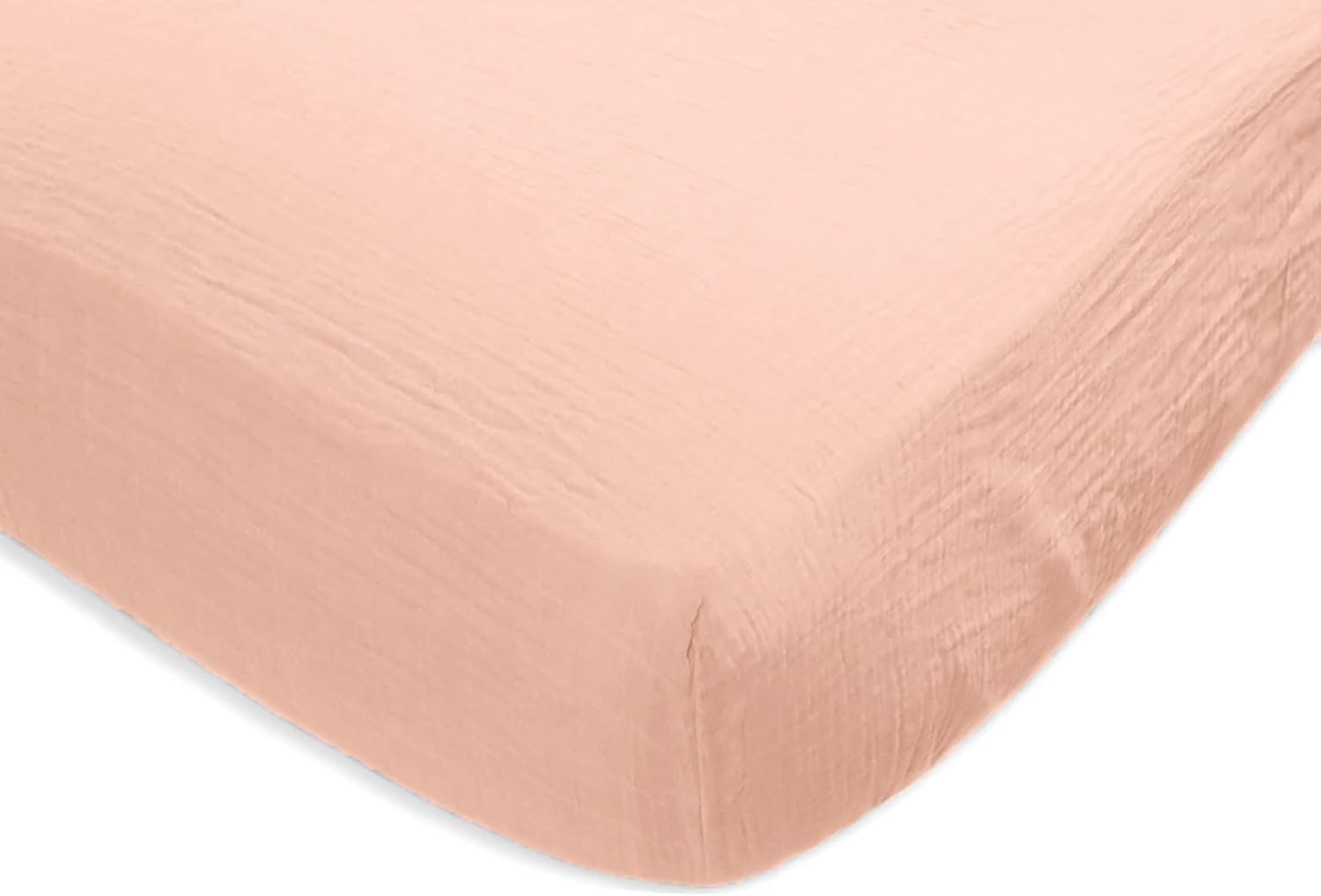 Detalle de SwaddleDesigns Fitted Crib Sheet, Cotton Muslin