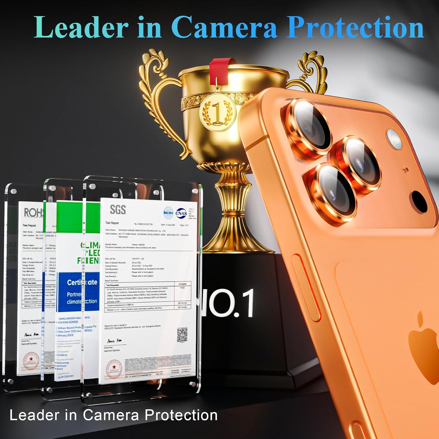 Detalle 2 de YWXTW Camera Lens Protector for iPhone 17 Pro ⚙