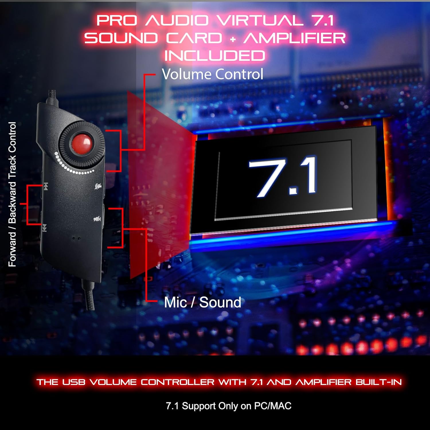 Thumbnail 1 de SUMVISION SERAPH 7.1 Wired Gaming Headset