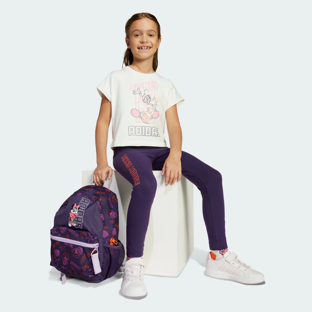 Detalle de Adidas Disney Minnie Mouse Sport Set Kids – Blanco