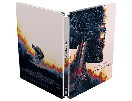 Detalle 1 de TERMINATOR Steelbook 4K UHD di WARNER BROS – doppio disco, stile e collezione