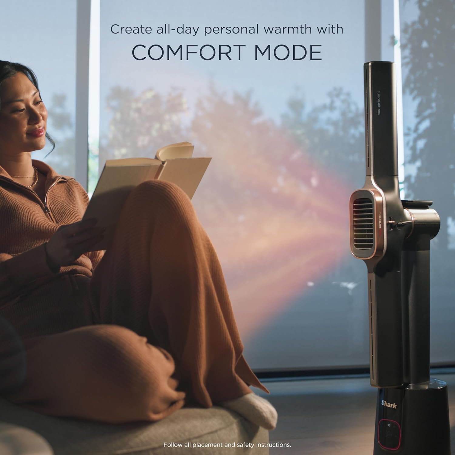 Thumbnail 5 de Shark TurboBlade Cool + Heat TH202 2‑in‑1 Tower Fan & Heater