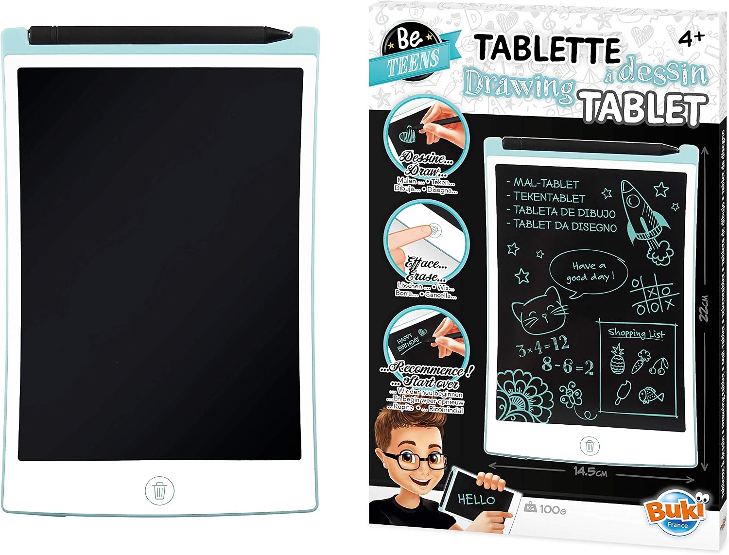 Thumbnail 1 de Buki TD001 — Tablette à dessin légère avec écran LCD et stylet