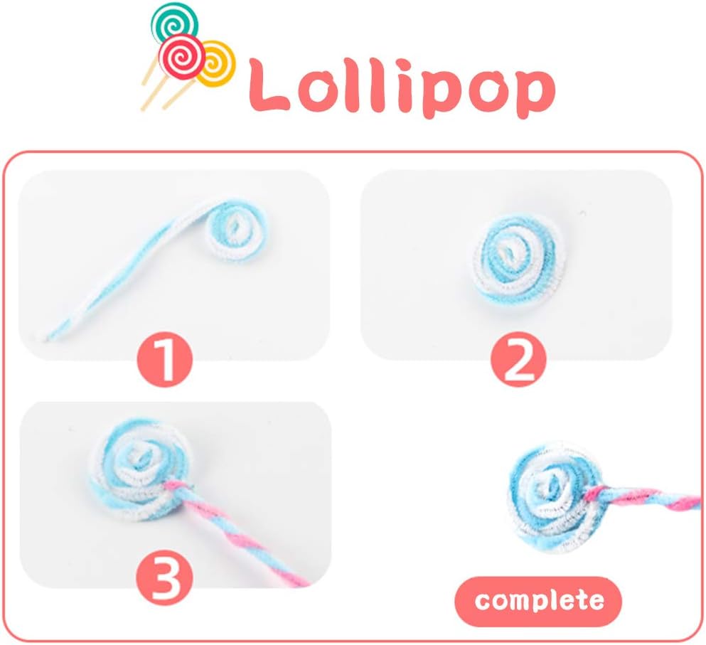 Thumbnail 4 de 100 Pieces Pipe Cleaners DIY Set 🎨