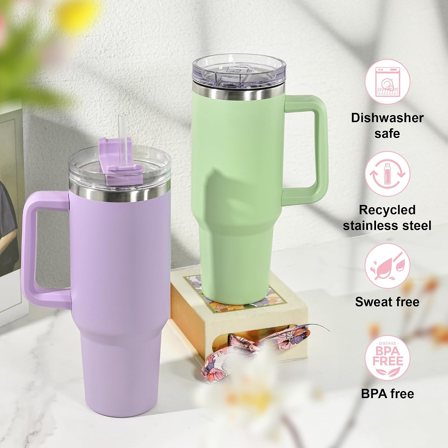 Thumbnail 4 de FECBK 40oz Tumbler with Straw
