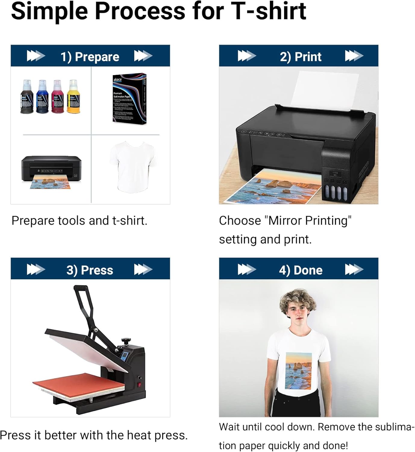 Thumbnail 5 de akaca Inchiostro Sublimazione 560 ml 🖨️