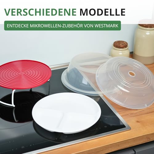 Thumbnail 7 de Westmark Mikrowellen-Abdeckhauben, 2er-Set, Durchmesser 25 cm – Transparent