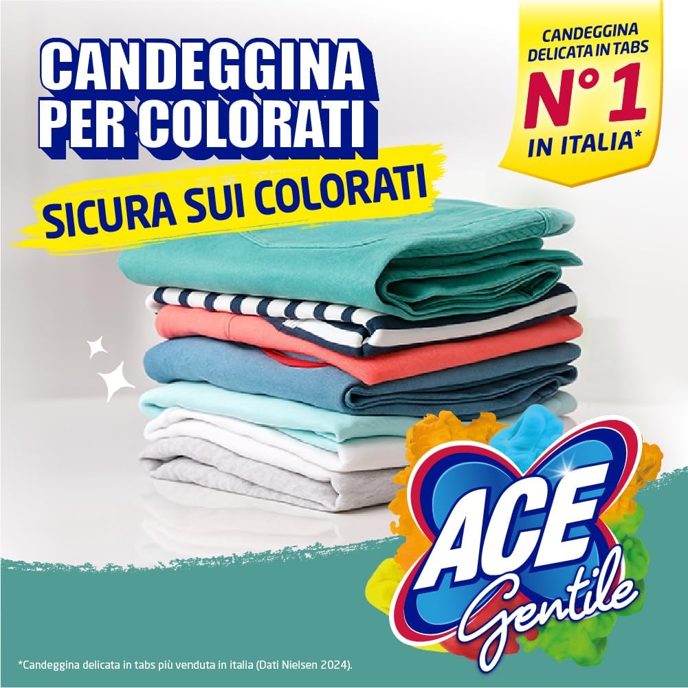 Thumbnail 3 de ACE Gentile Maxi Tabs 18 pastiglie candeggina delicata per bucato