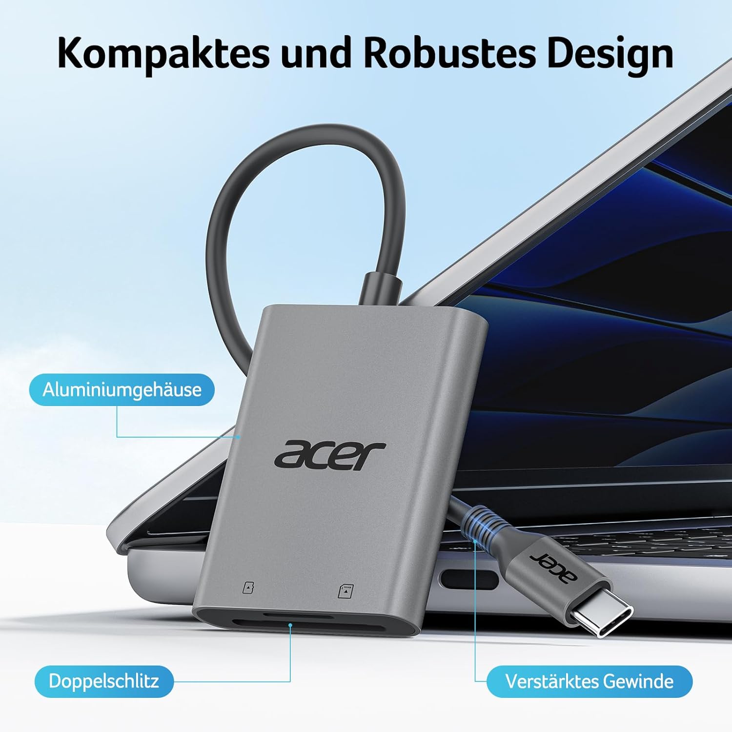 Thumbnail 6 de acer USB C SD Kartenleser 5 Gbps