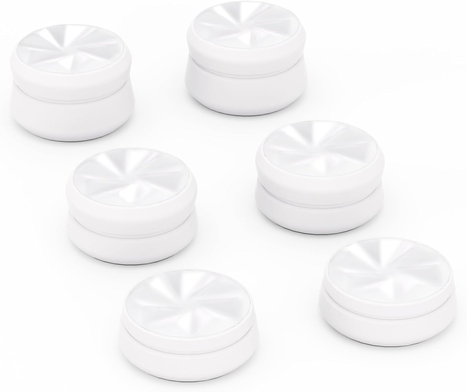 Thumbnail 6 de PlayVital 3 Height Hurricane thumb grips caps (white) for PS5, PS4, Xbox and Switch Pro controllers
