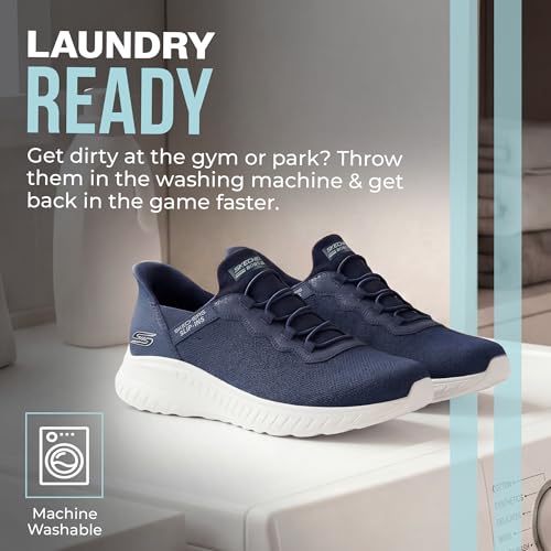 Thumbnail 5 de Skechers Men's Bobs Squad Chaos Daily Hype Trainer – Navy (UK 9)