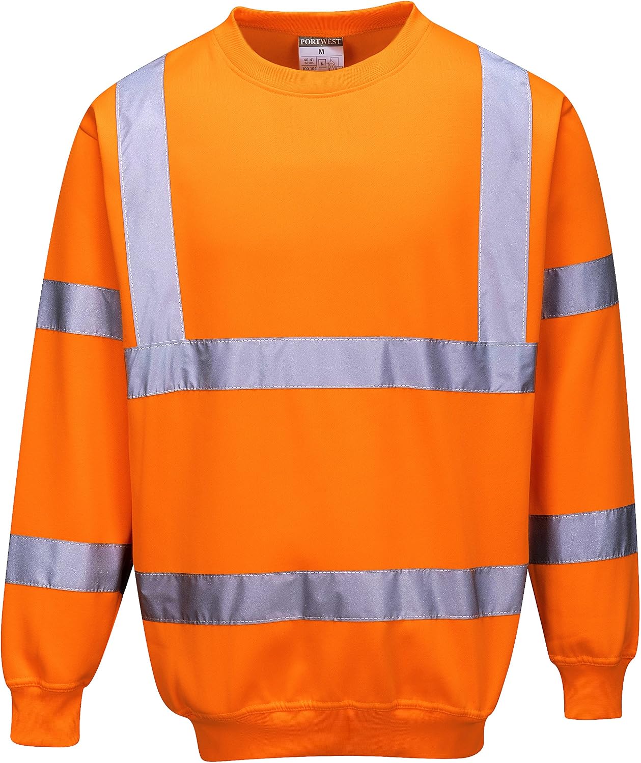 Detalle de Portwest B303ORRL Sweatshirt haute visibilité orange L