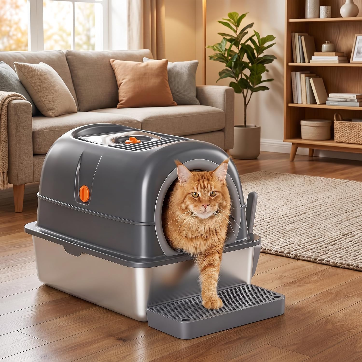 Imagen de Aidoly Cat Litter Box, 30L en OfertitasTOP