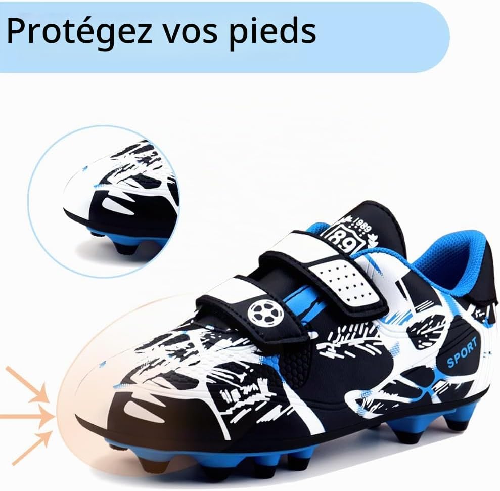Detalle 1 de Voetbalschoenen voor kinderen, uniseks FG/AG met antislip
