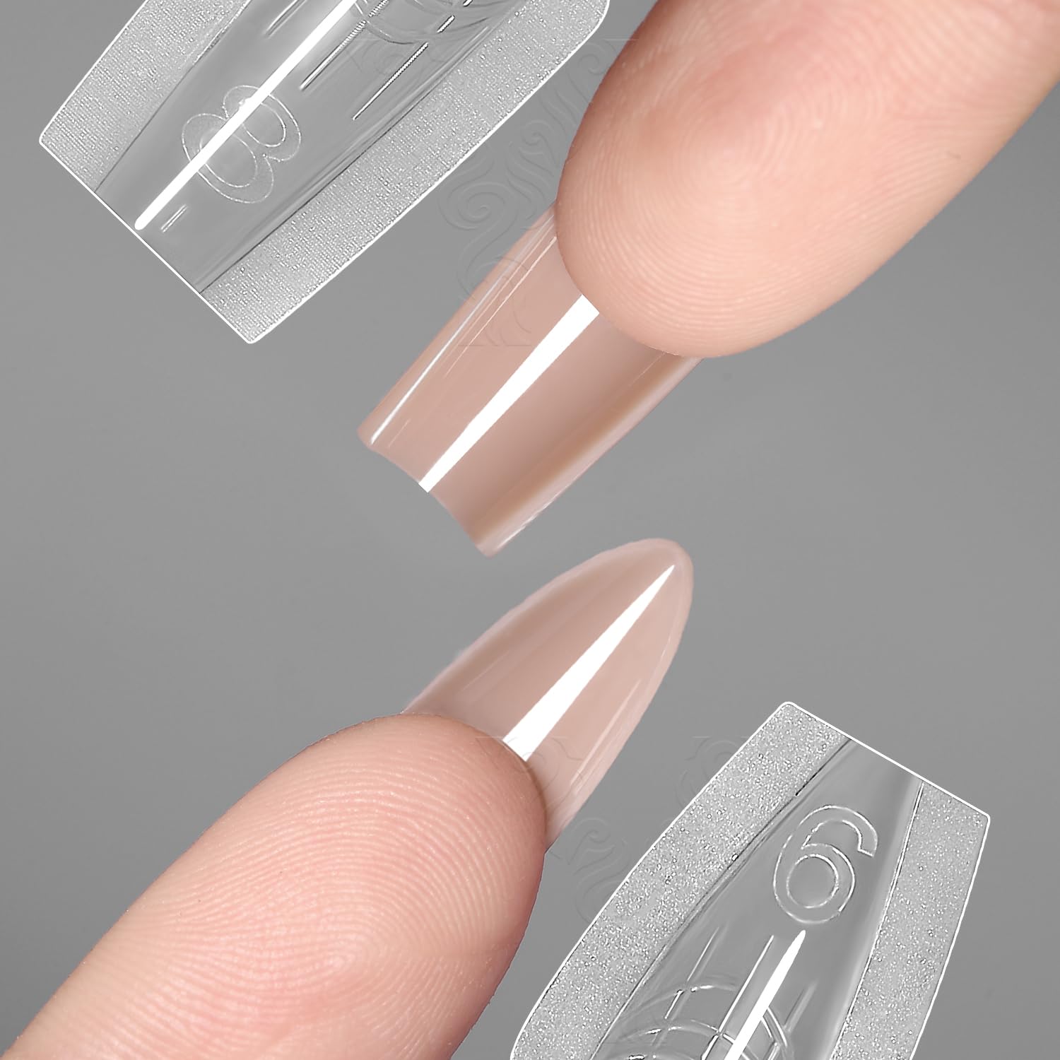 Detalle de YOKEFELLOW Dual Nail Forms 240 StĂĽck đź’…