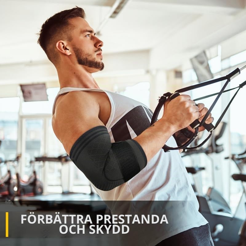 Thumbnail 6 de CAMBIVO EB30 armbågsbandage med gelkuddar, justerbara remmar och 2-pack