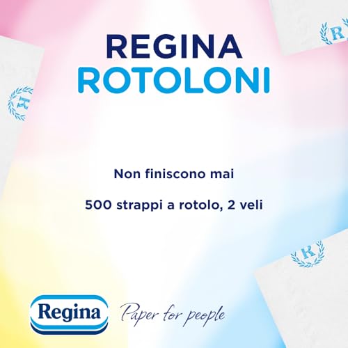 Detalle de Regina Rotoloni, 42 Maxi Rotoli di Carta Igienica a 2 Veli – 61 m per rotolo, FSC certificata