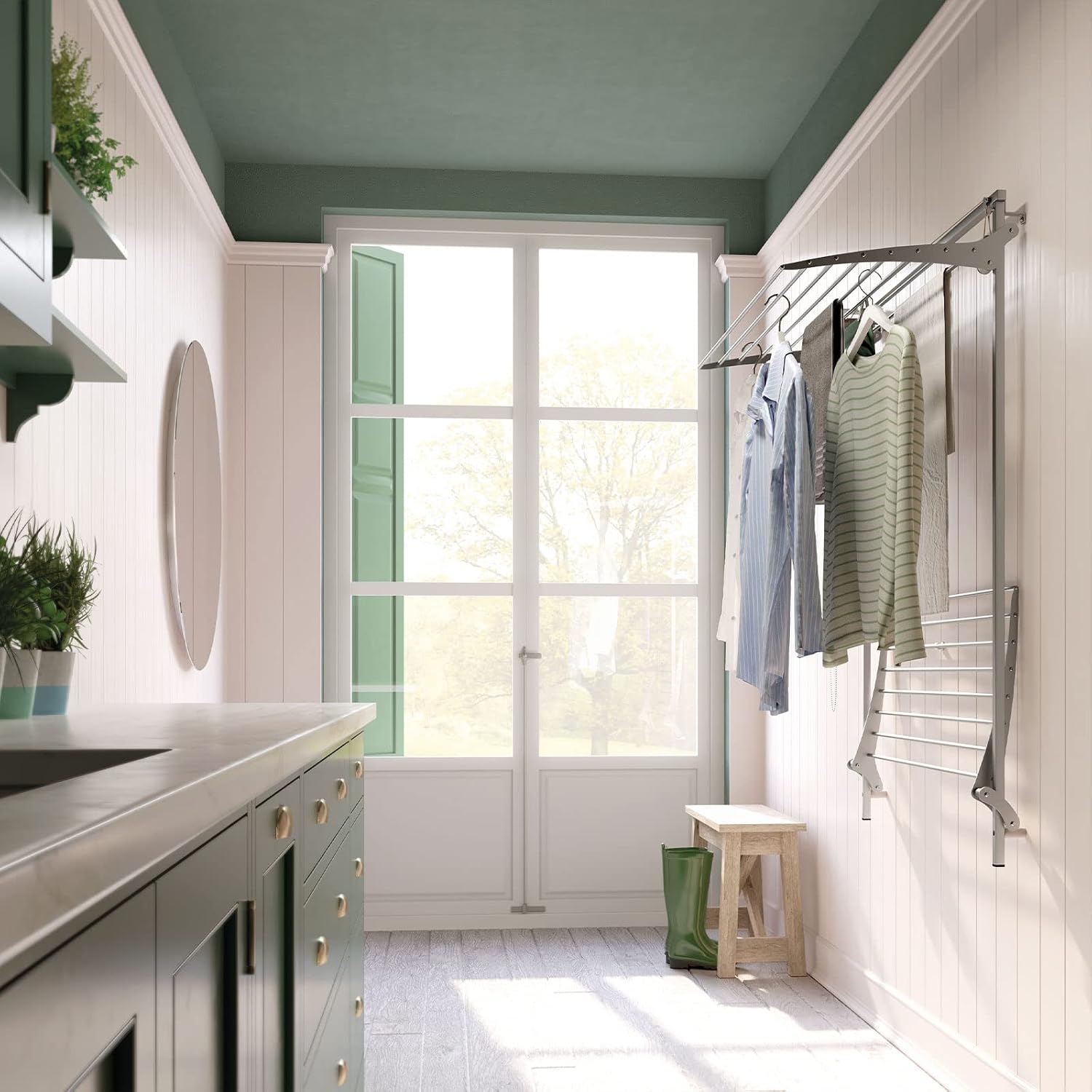 Detalle 2 de Foxydry Wall Plus Wäschetrockner 128 cm