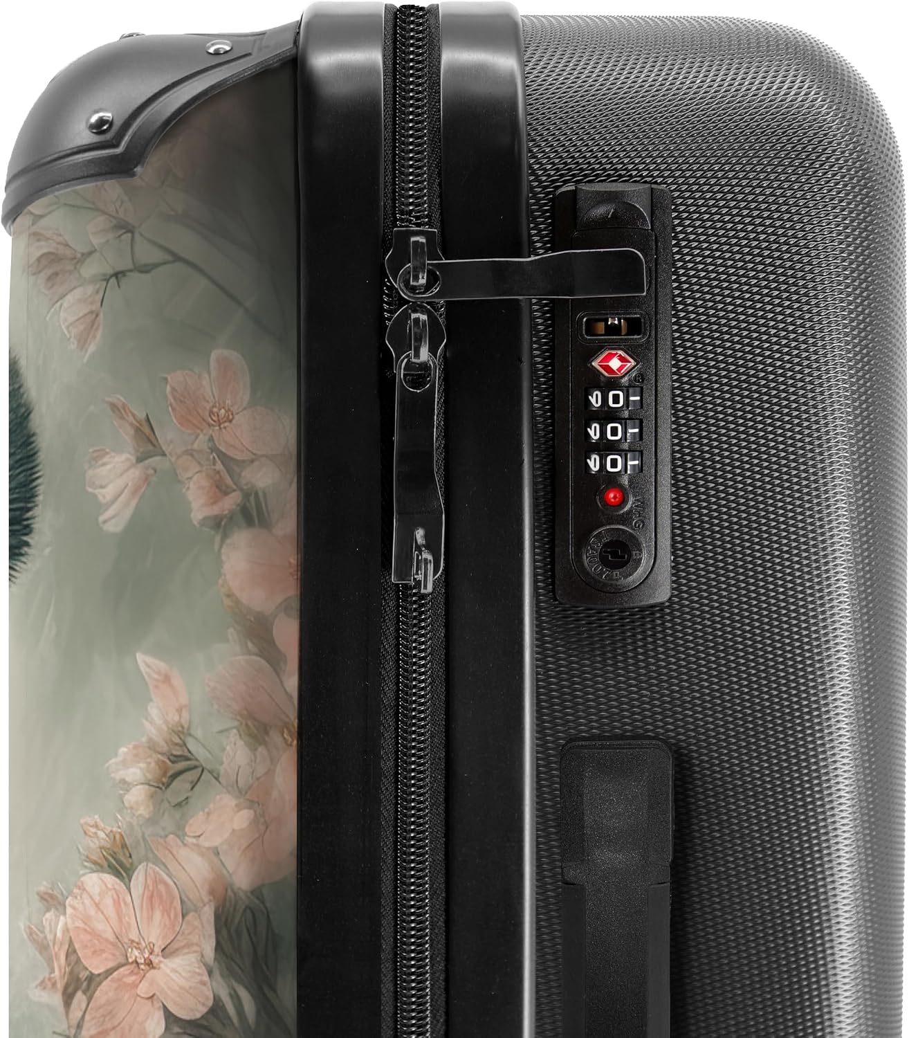Thumbnail 4 de NoBoringSuitcases.com Valigia Grande - 72 L, 20 kg, ABS con policarbonato e serratura TSA (rosa Panda)