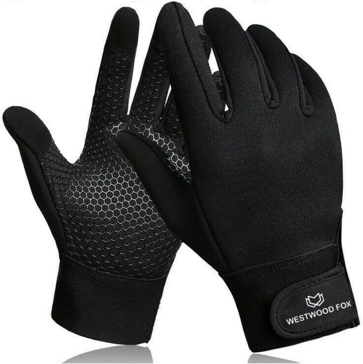Detalle de WESTWOOD FOX Small Thermal Cycling Gloves with Touchscreen Fingers and Grip