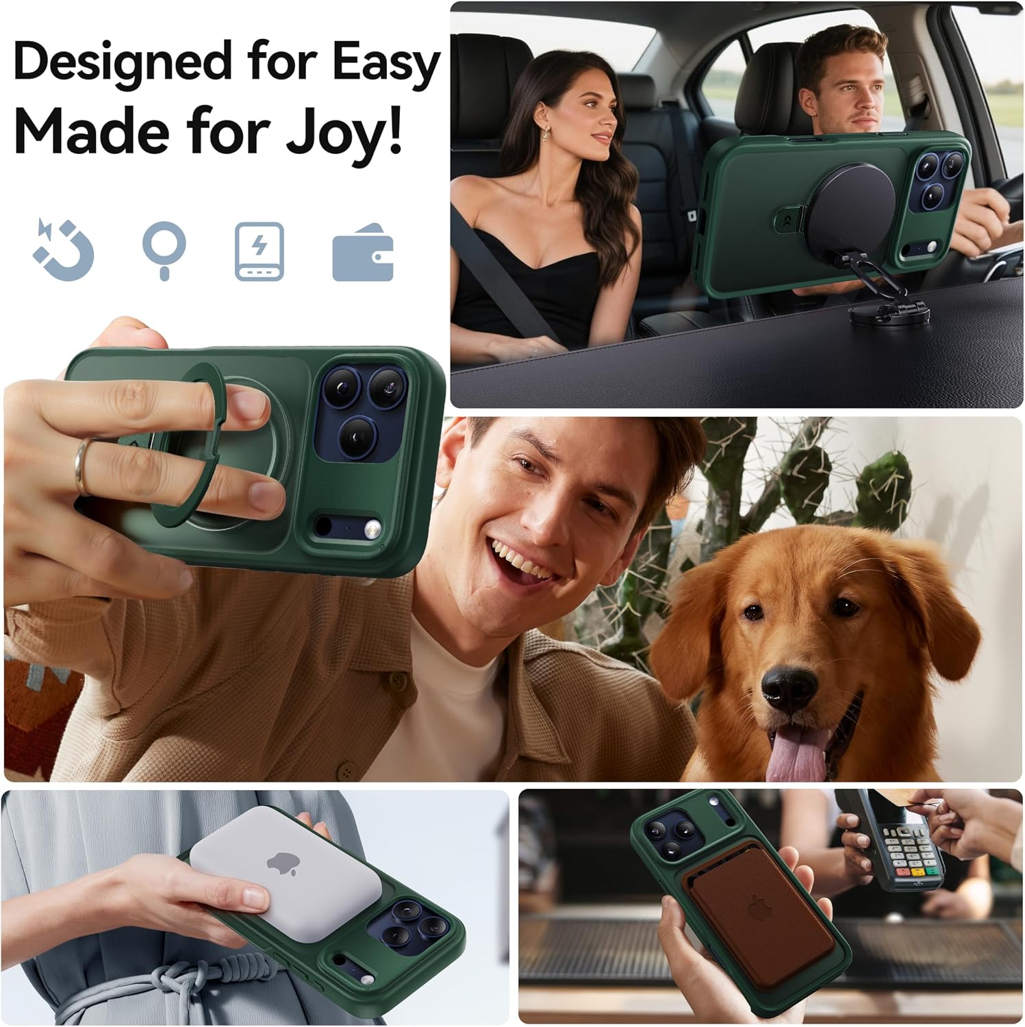 Detalle 2 de CASEKOO Ultra-Magnetic MagSafe Case 6.9"