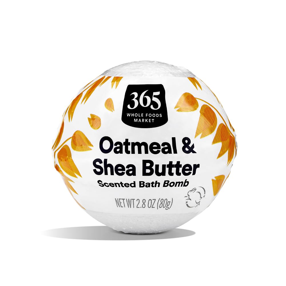 365 by Whole Foods Market Oatmeal & Shea Butter Bath Bomb, 2.8 oz