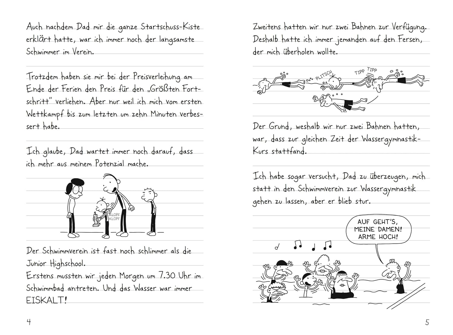 Thumbnail 3 de Gregs Tagebuch 02. Gibt's Probleme? – striproman, 224 pagina’s, vanaf 10 jaar