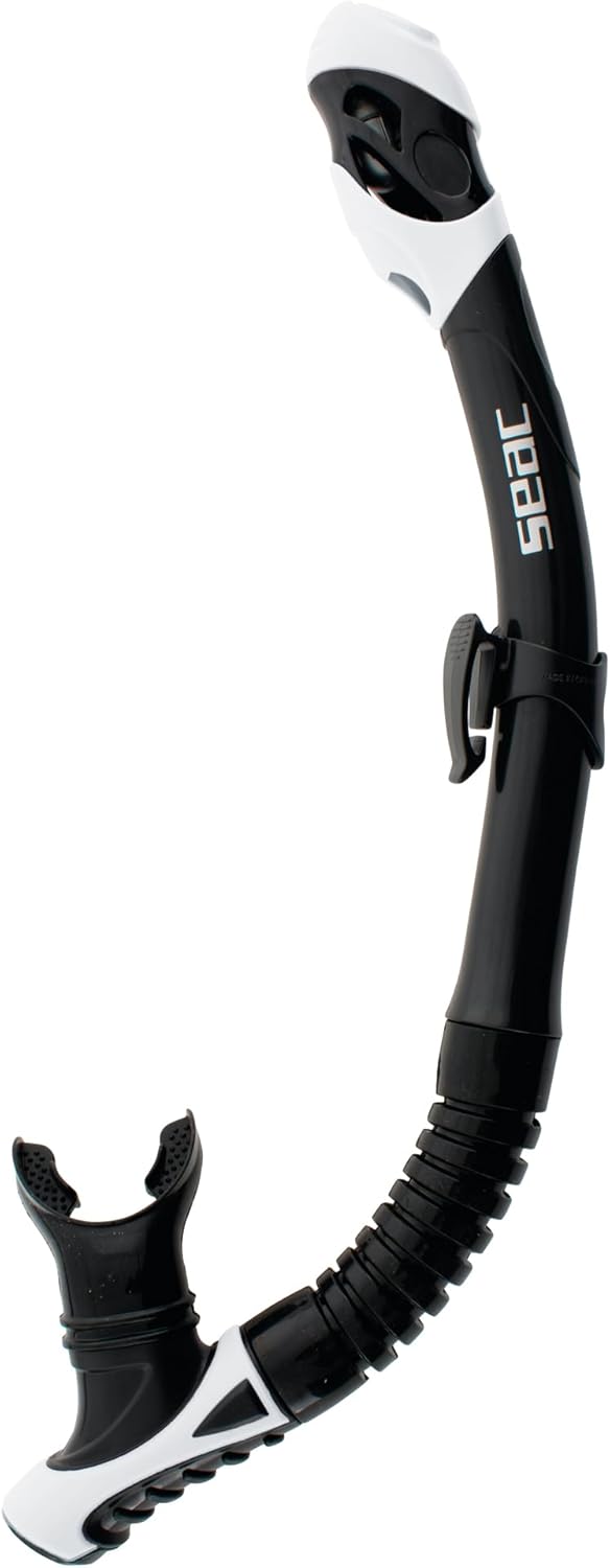 Detalle de SEAC Set bis Rondò Dry: set snorkeling completo per adulti con maschera frameless e snorkel Dry Top