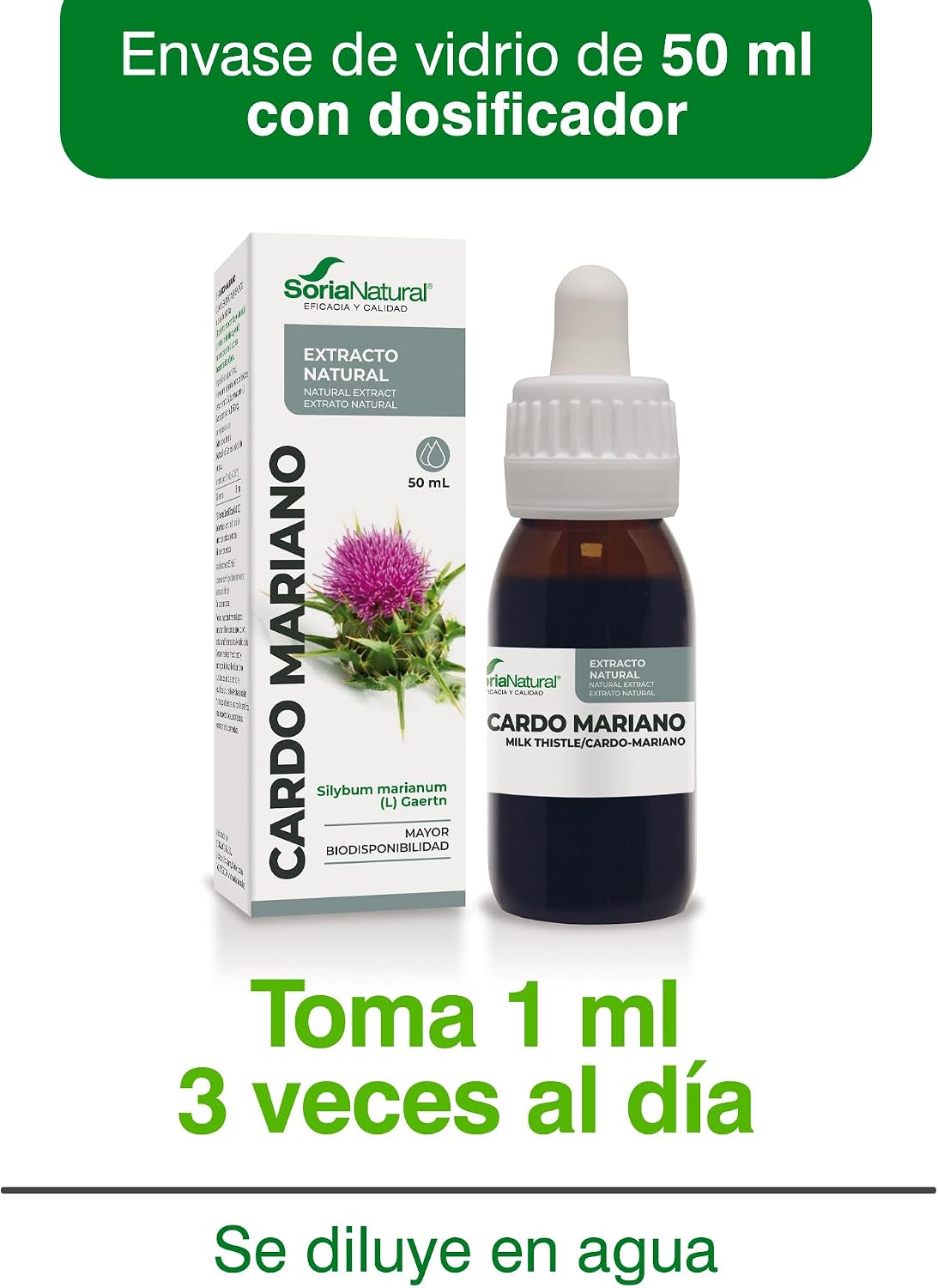 Thumbnail 4 de Soria Natural Cardo Mariano Extracto 50ml