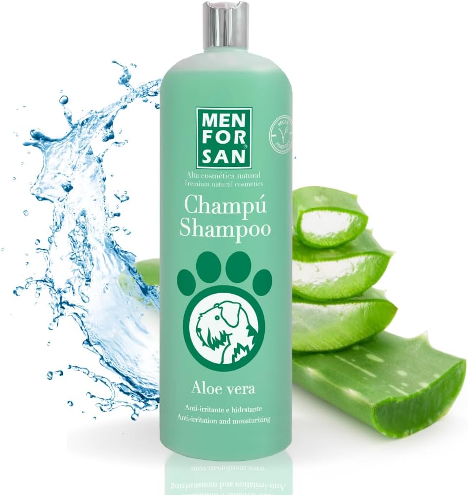 Detalle de Menforsan Aloe Vera Hundeshampoo – 1000 ml