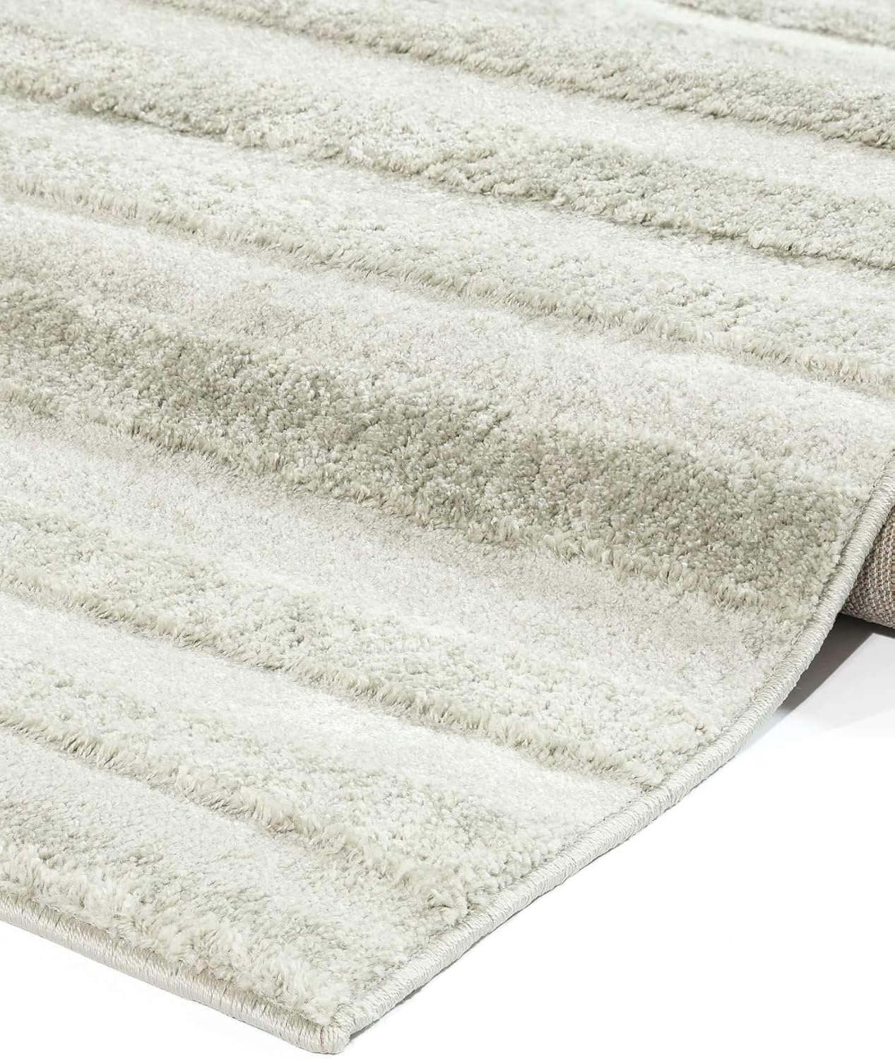 Detalle de RugVista Boulevard Rug, 200 x 300 cm, Medium Pile, Light Green