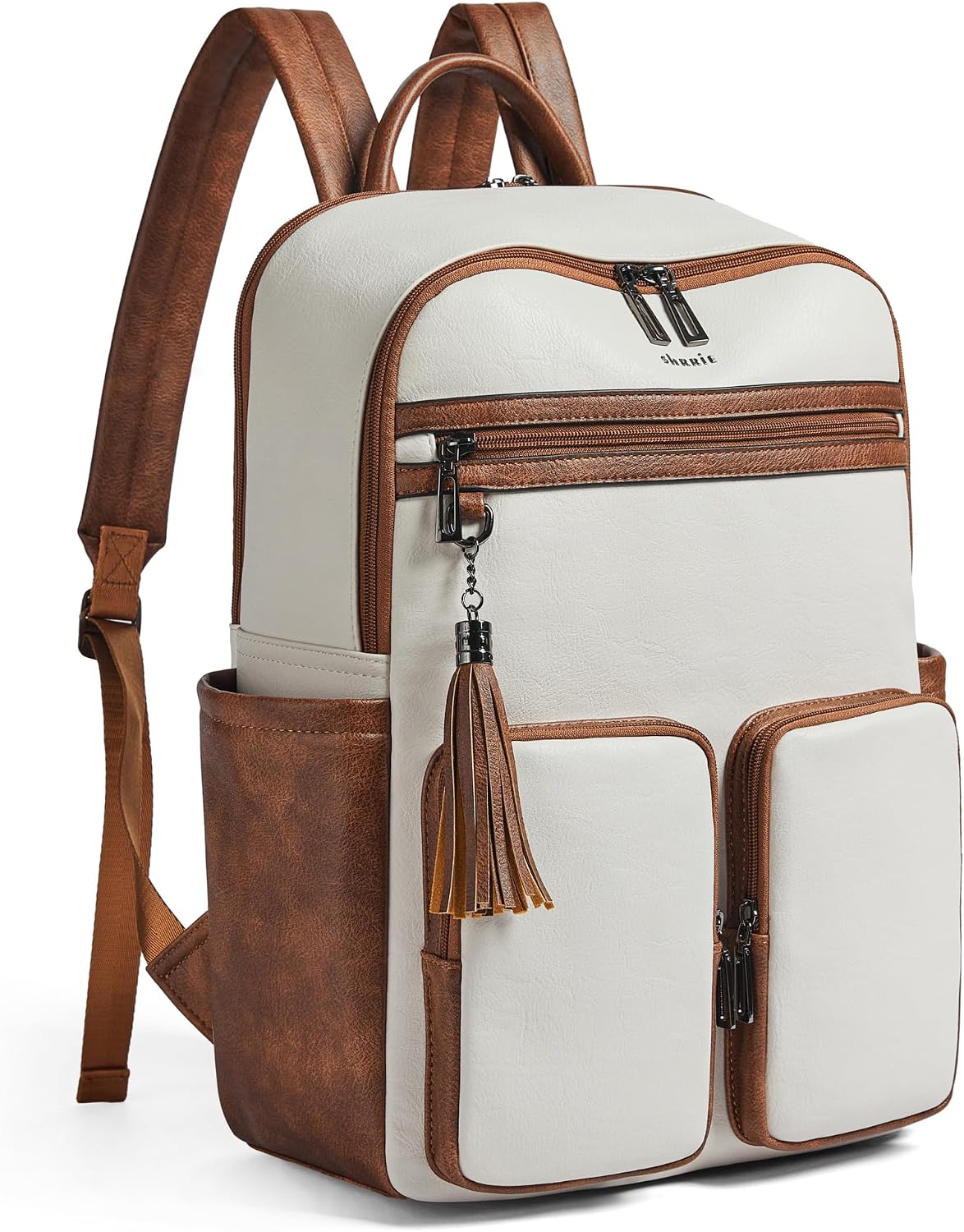 Detalle 2 de Shrrie Sac à dos ordinateur 16 pouces en cuir vegan