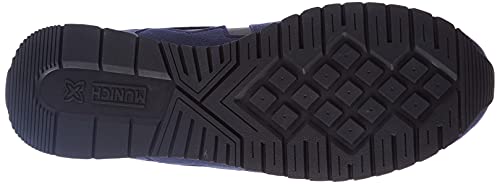 Detalle de Munich Zapatillas Dash 104 Azul con cierre de cordones y suela de caucho