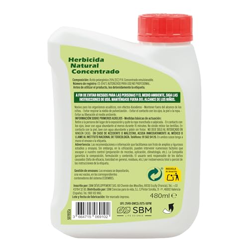 Detalle 2 de PROTECT GARDEN herbicida natural 480 ml