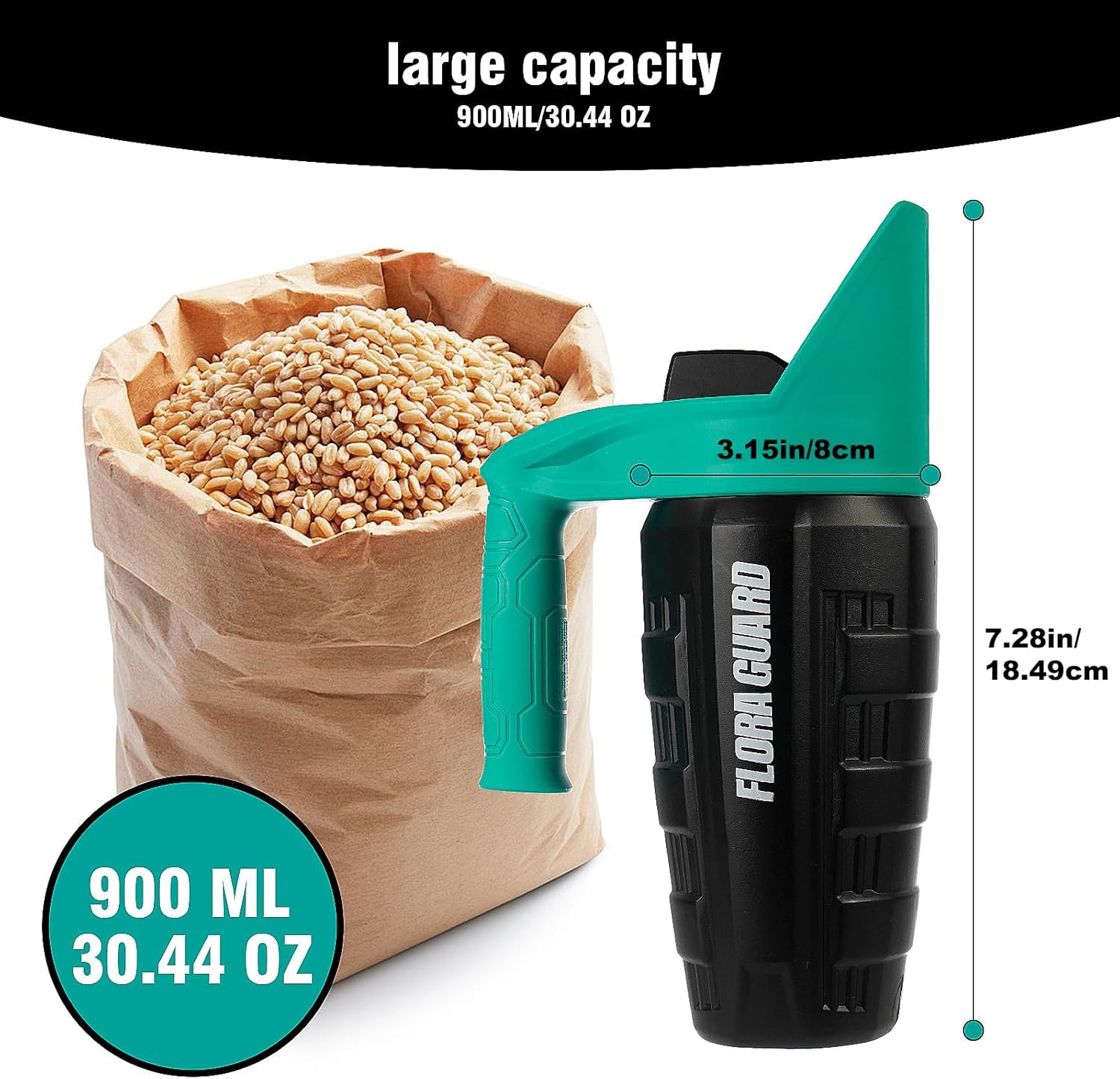 Detalle de FLORA GUARD seed spreader dial 1 hand