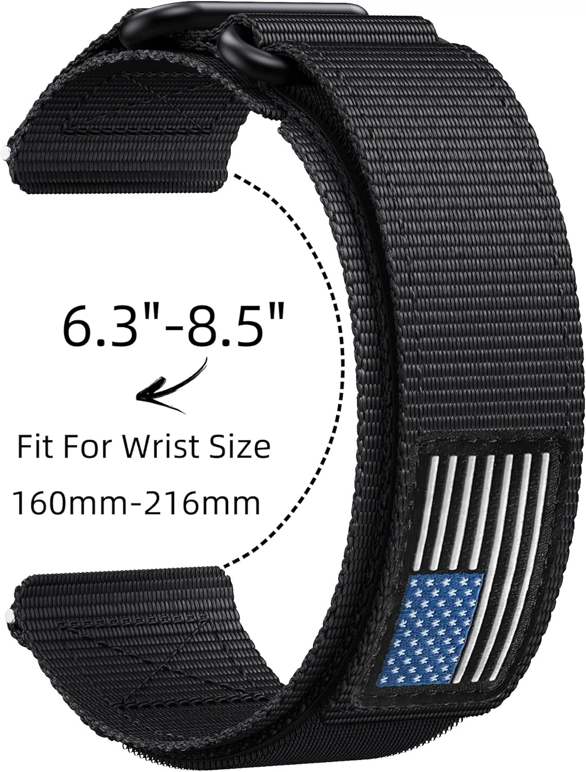 Thumbnail 3 de Nylon Double Loop Buckle Strap for Garmin Instinct 2X/3 50mm (Adjustable Breathable Wristband)