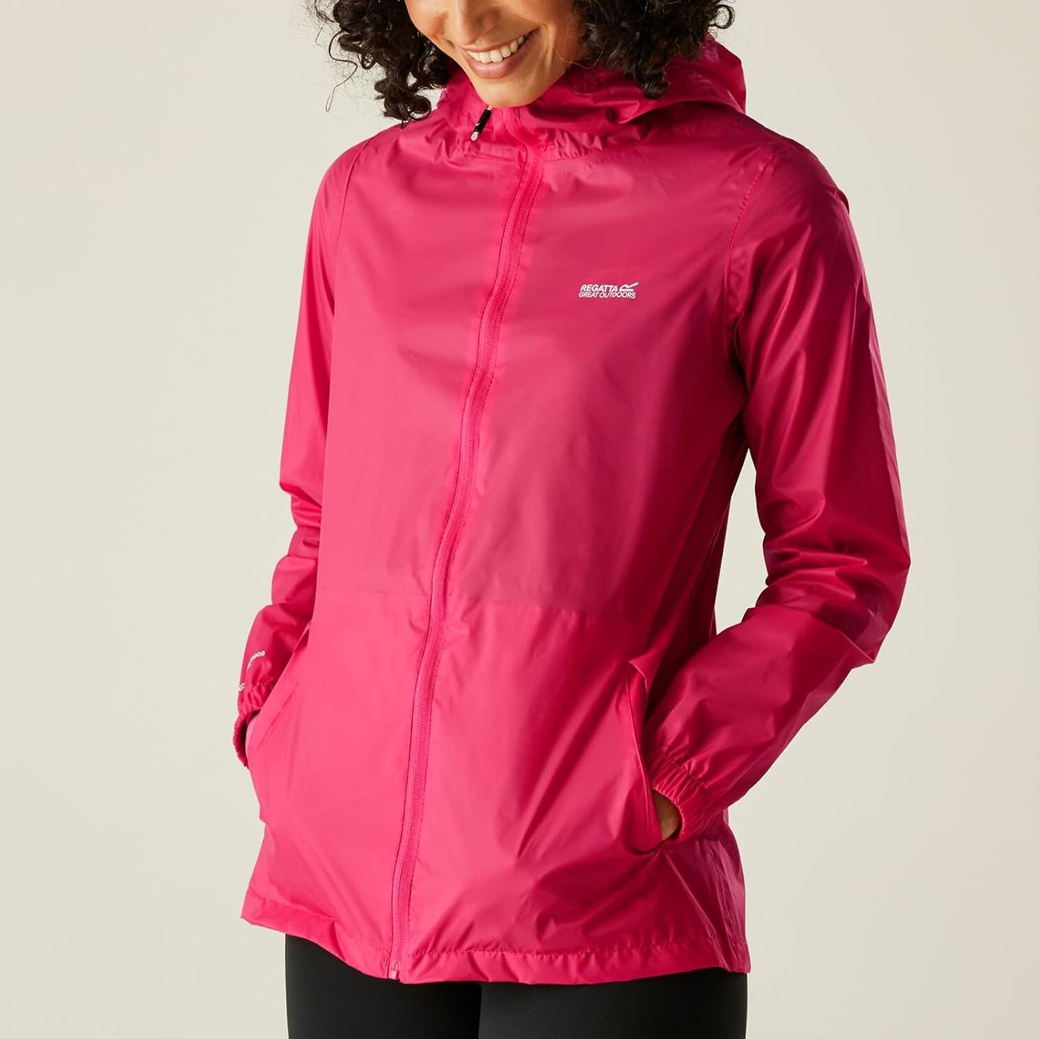 Thumbnail 2 de Regatta Womens Pack-It III Jacket: Waterproof Pack Away Coat in Black