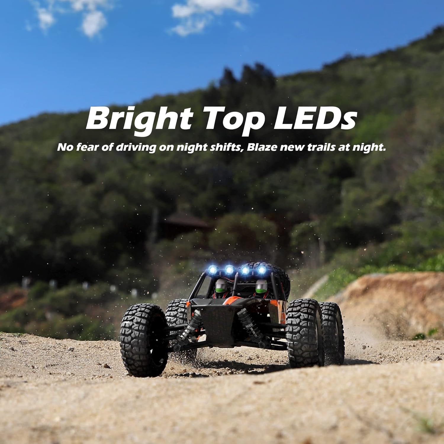 Detalle de HAIBOXING RC 1:12 4x4 Truck 23.6 mph