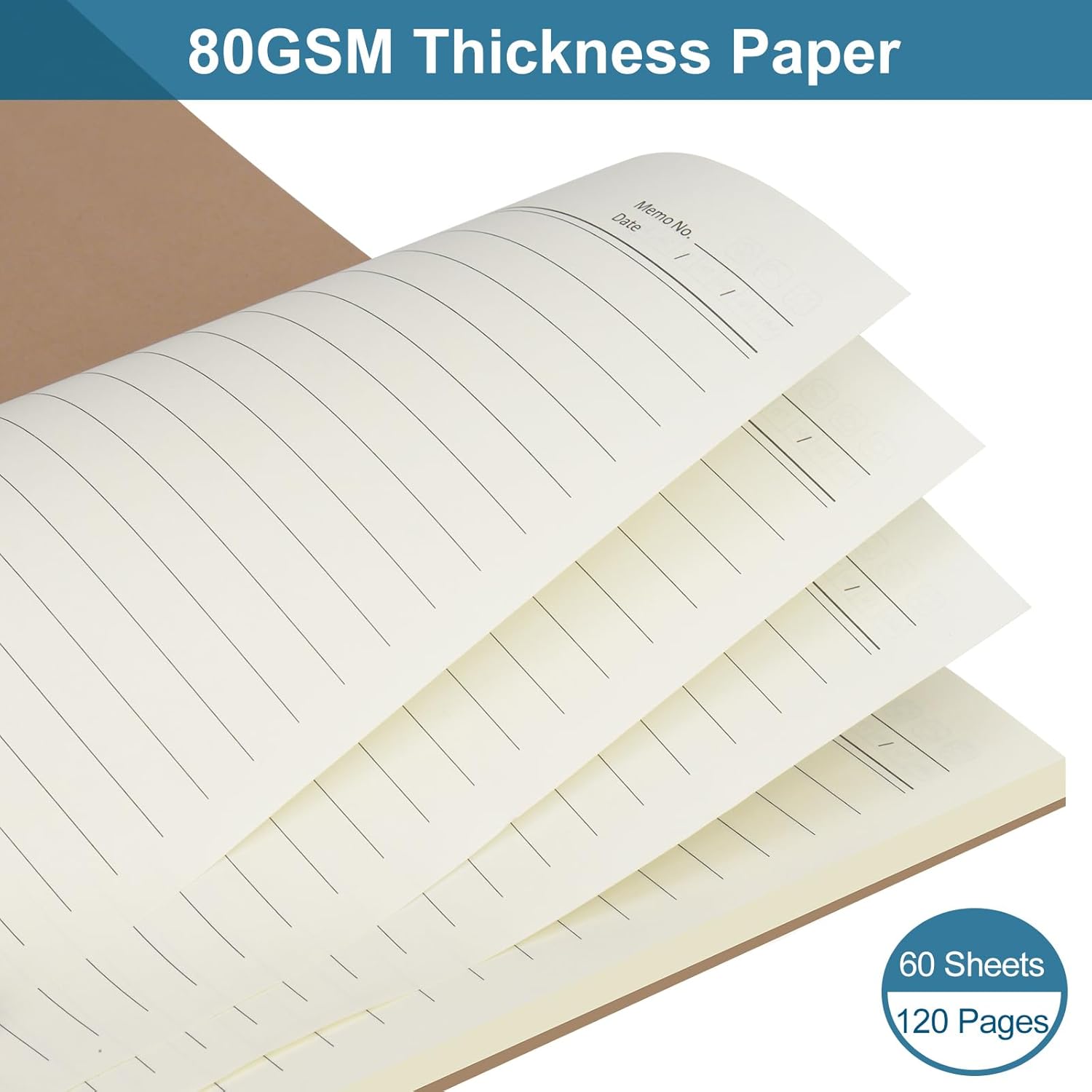 Thumbnail 3 de ZCZN A5 Lined Notebook 12-Pack (Spiral Notebooks) for School, Study & Office Notes