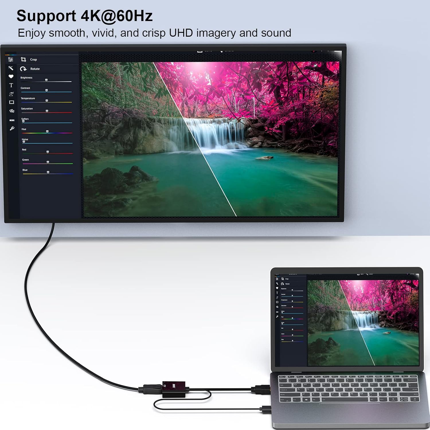 Detalle 1 de BENFEI Adattatore HDMI a DisplayPort