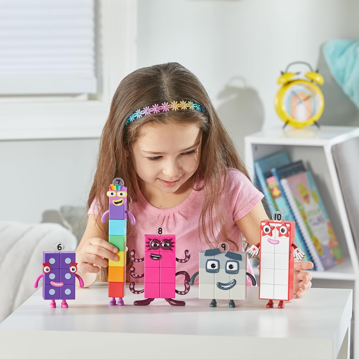 Thumbnail 6 de Learning Resources Numberblocks Friends Six to Ten Collectible Figures with Posable Arms