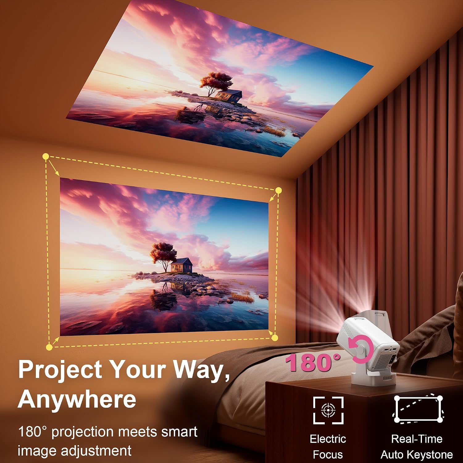 Detalle de Mini Projector Native 1080P